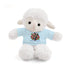 Custom Photo Festive Poinsettia Stuffed Animals with Tee